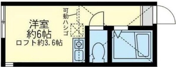 カナーレ鶴見 B棟の物件間取画像